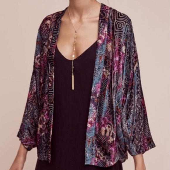 Velvet Anthropologie ‘Elevenses’ kimono - Picture 1 of 4